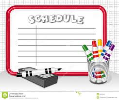 schedule pic